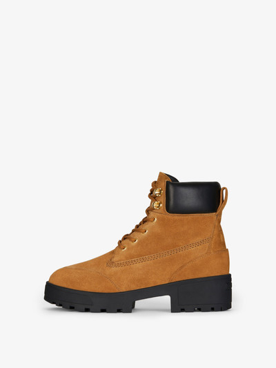 Givenchy TREKKER ANKLE WORKBOOTS IN SUEDE outlook