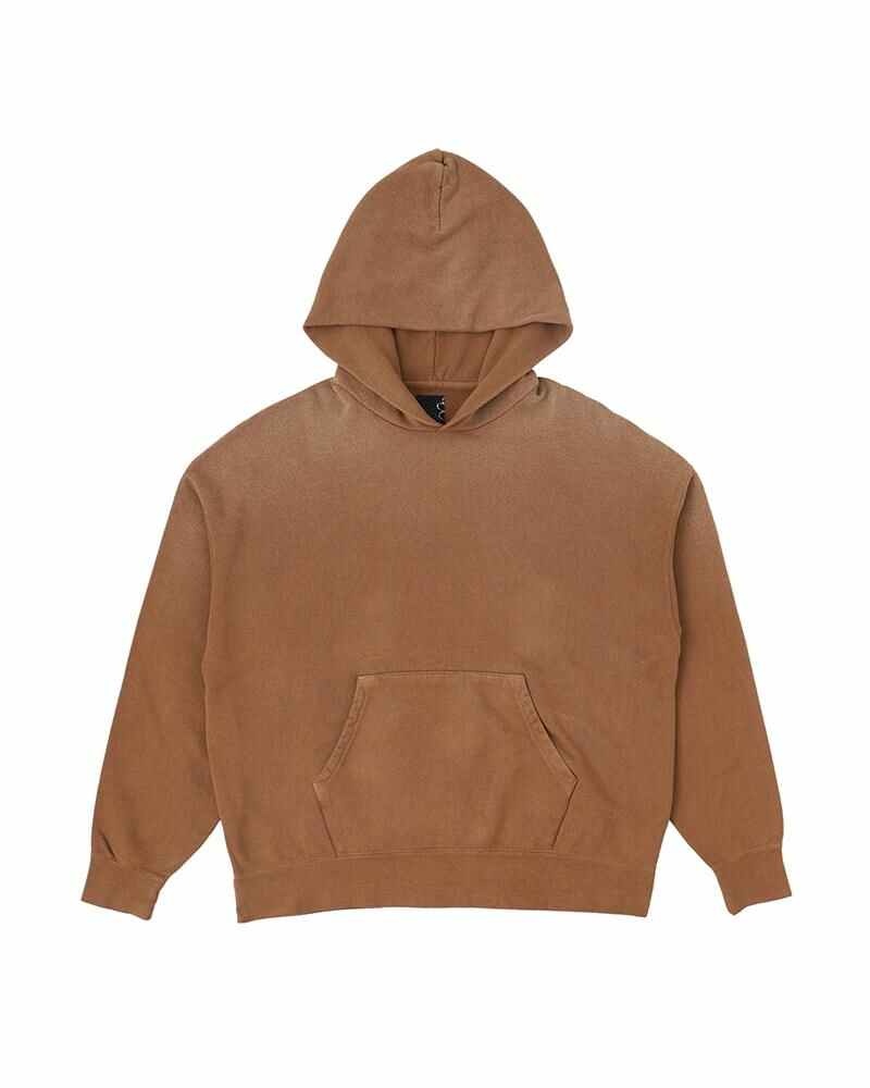 visvim AMPLUS SB HOODIE P.O. DMGD BROWN | REVERSIBLE