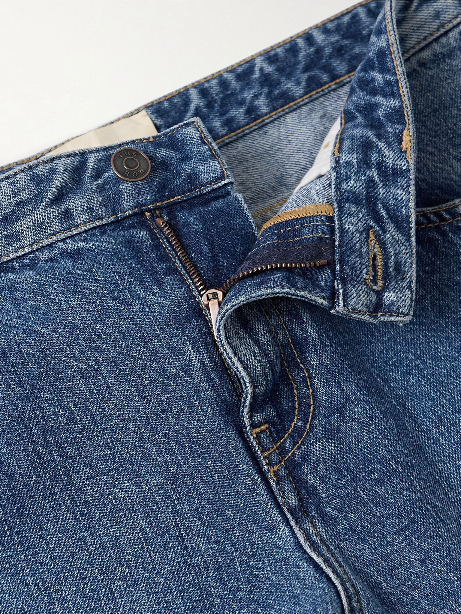 Eglitta mid-rise straight-leg jeans Blue - 5