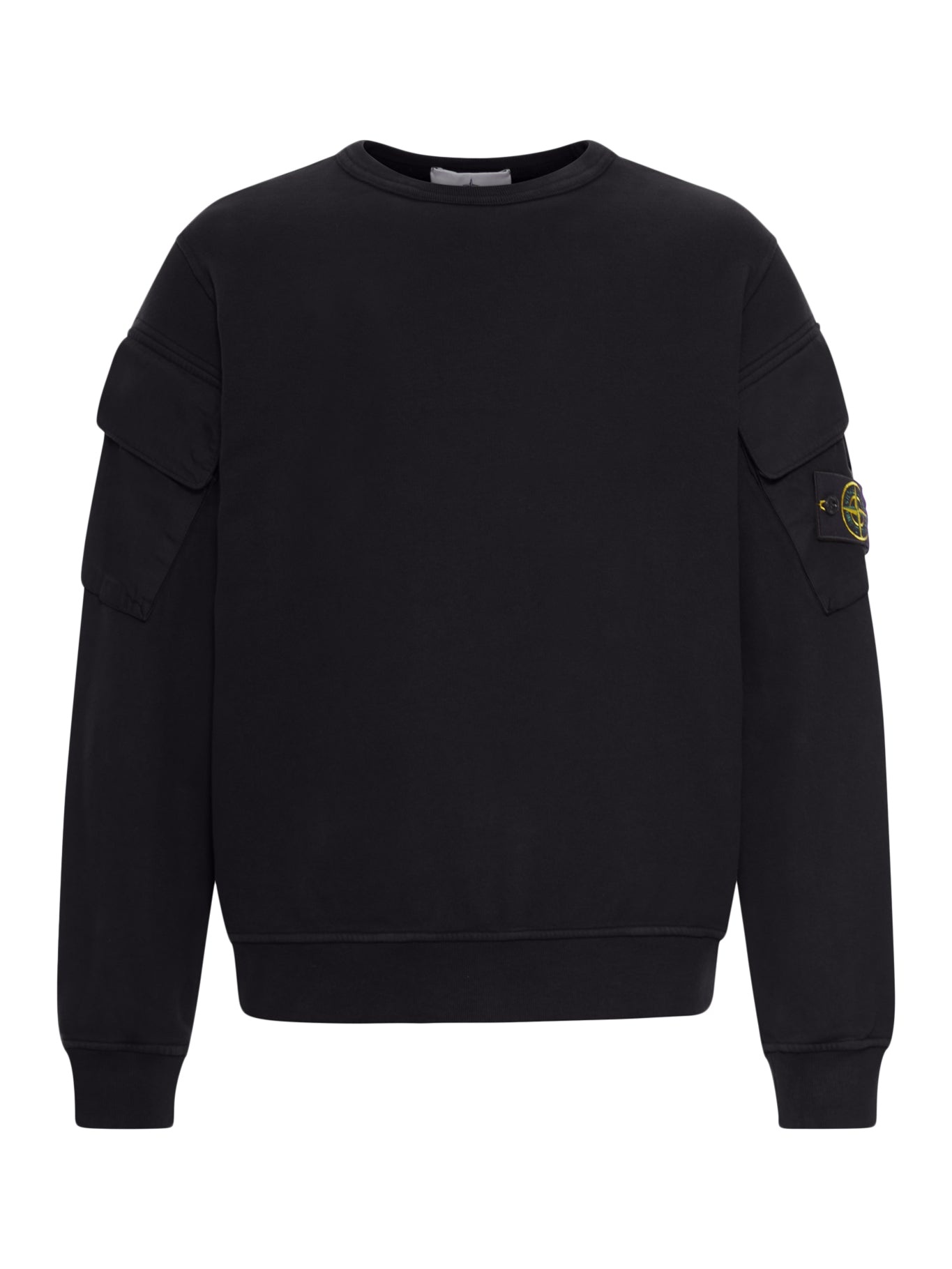 COTTON SWEATSHIRT WITH POCKETS - 1