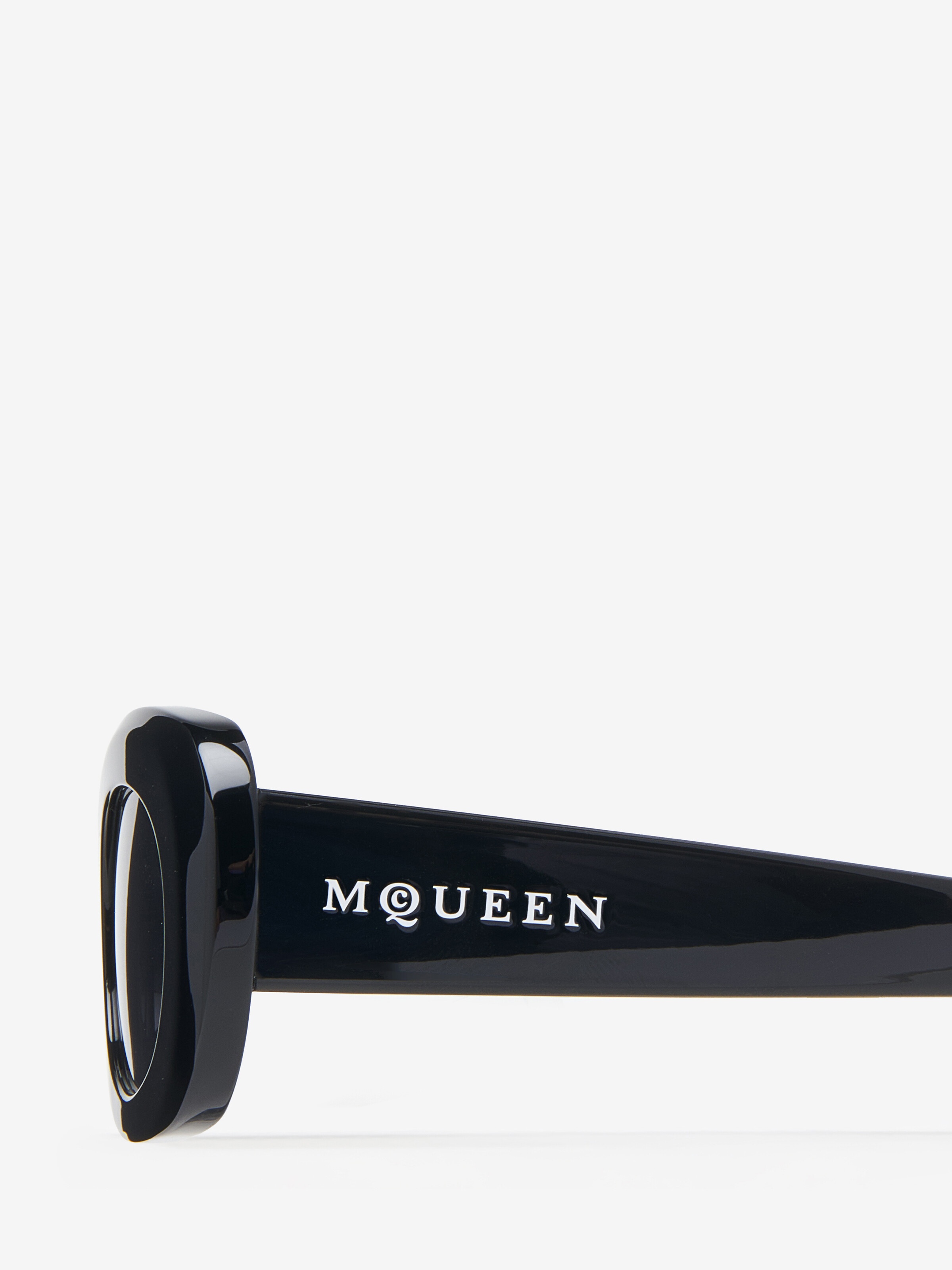 McQueen Logo Oval Sunglasses - 5