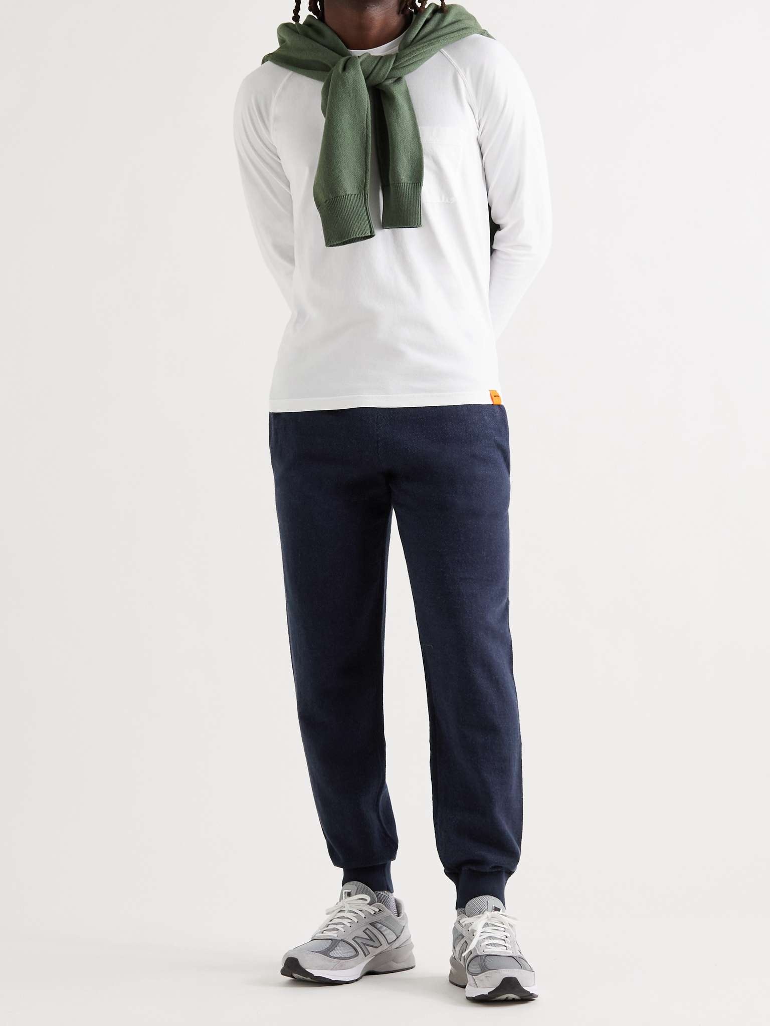 Tapered Cotton, Cashmere and Wool-Blend Sweatpants - 2