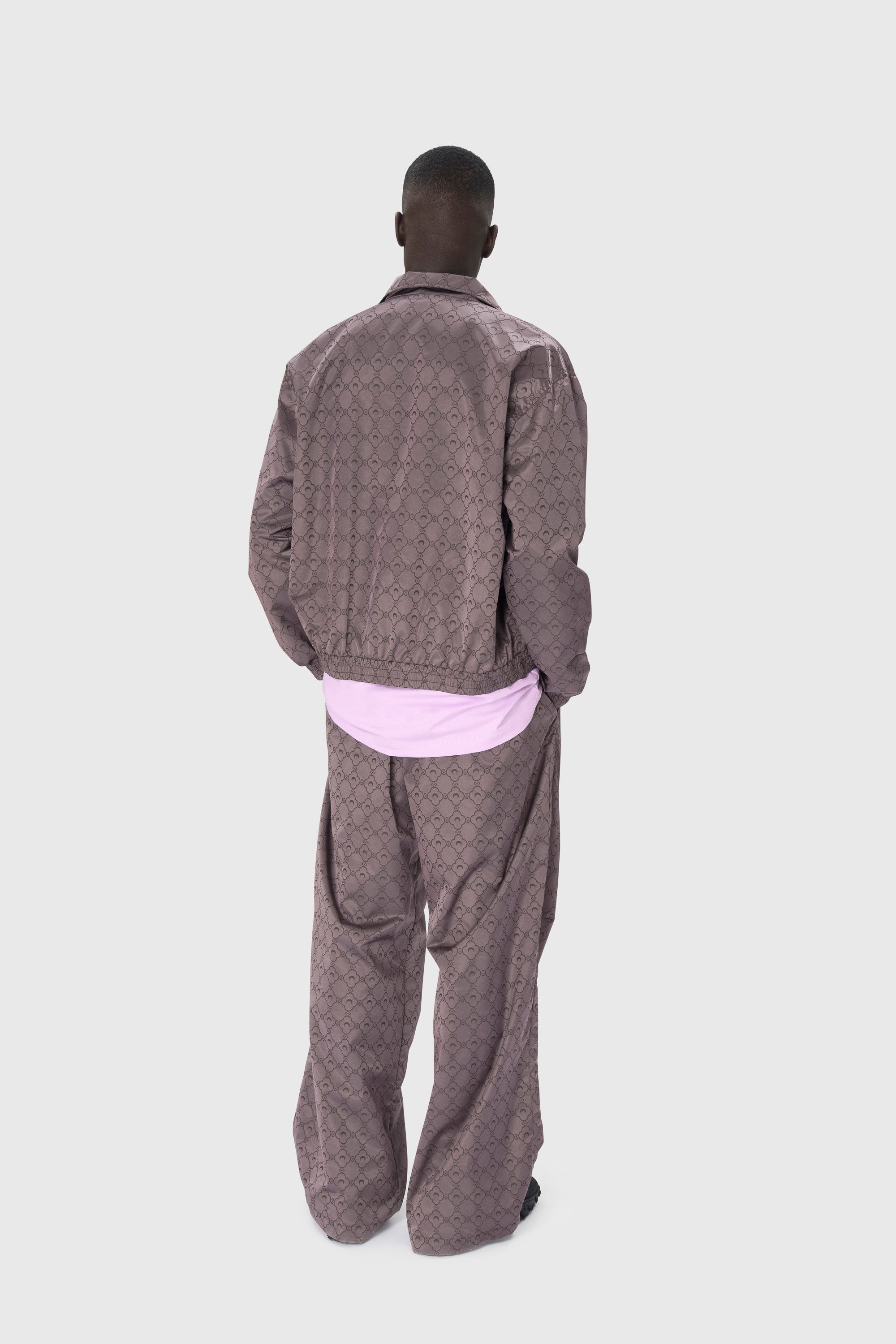Recycled Jacquard Nylon Track Jacket - 6