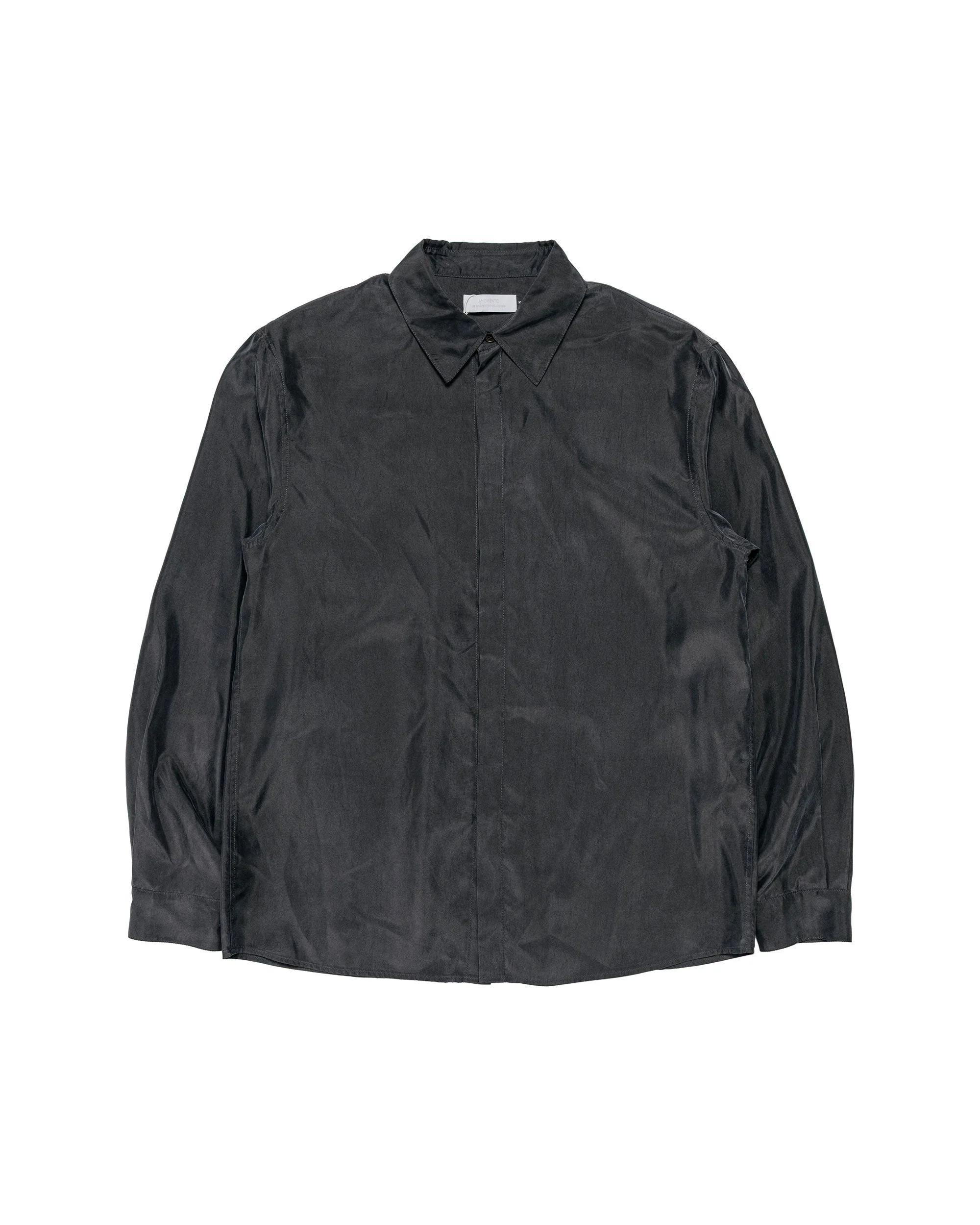 Cupro Shirt Charcoal - 1