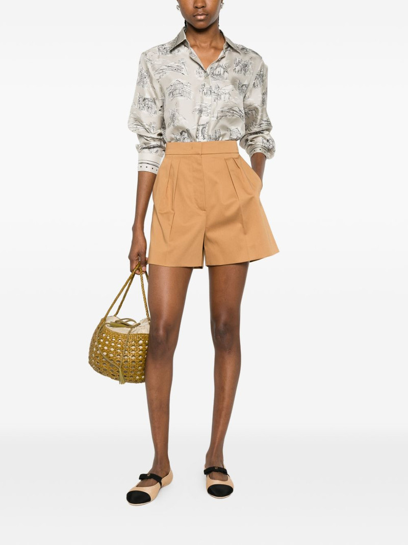 Max Mara brown shorts outlook