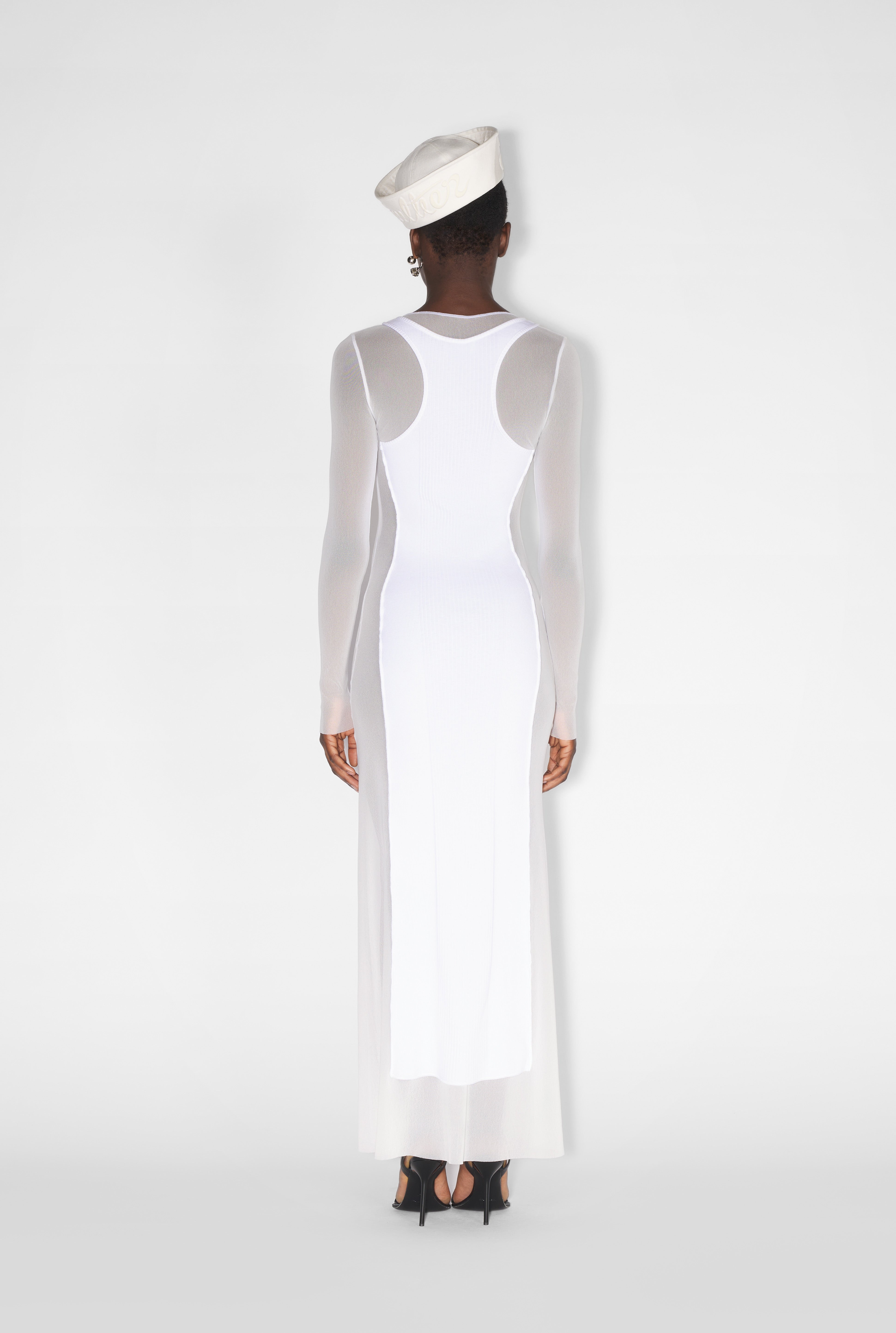 THE LONG WHITE PETIT GRAND DRESS - 2