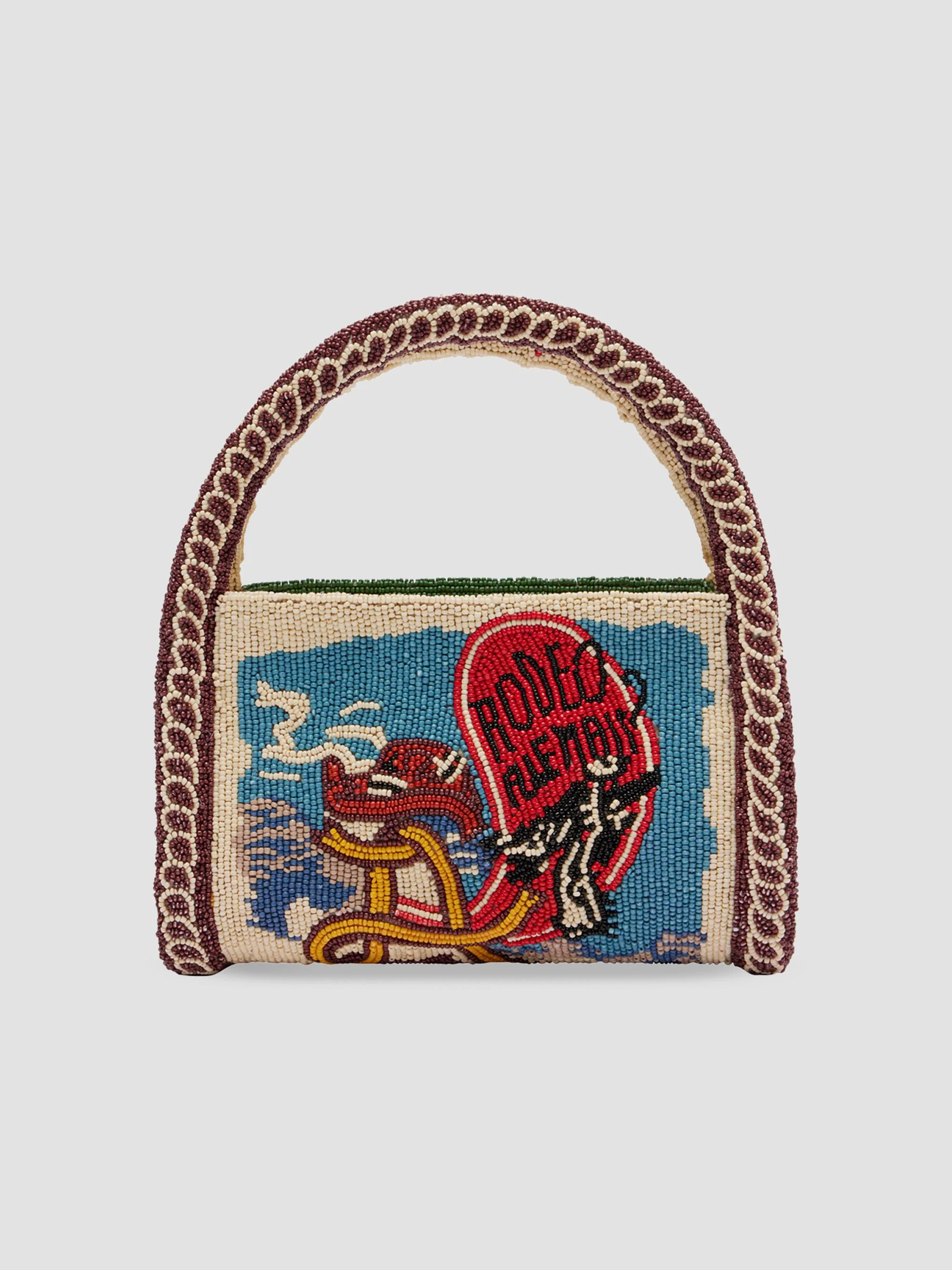 Women's Ace Beaded Barrel Top Handle Bag - Multi - 1