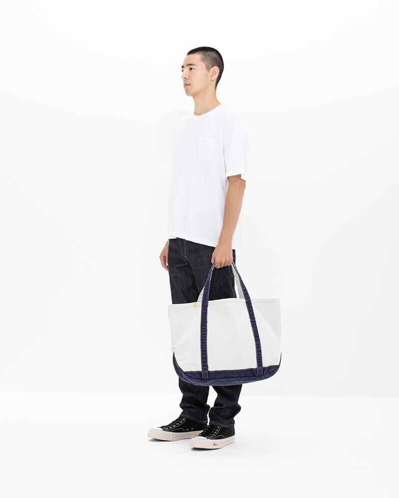 バッグ VISVIM JUNEAU TOTE CANVAS 24SS visvim JUNEAU TOTE (CANVAS) INDIGO | REVERSIBLE