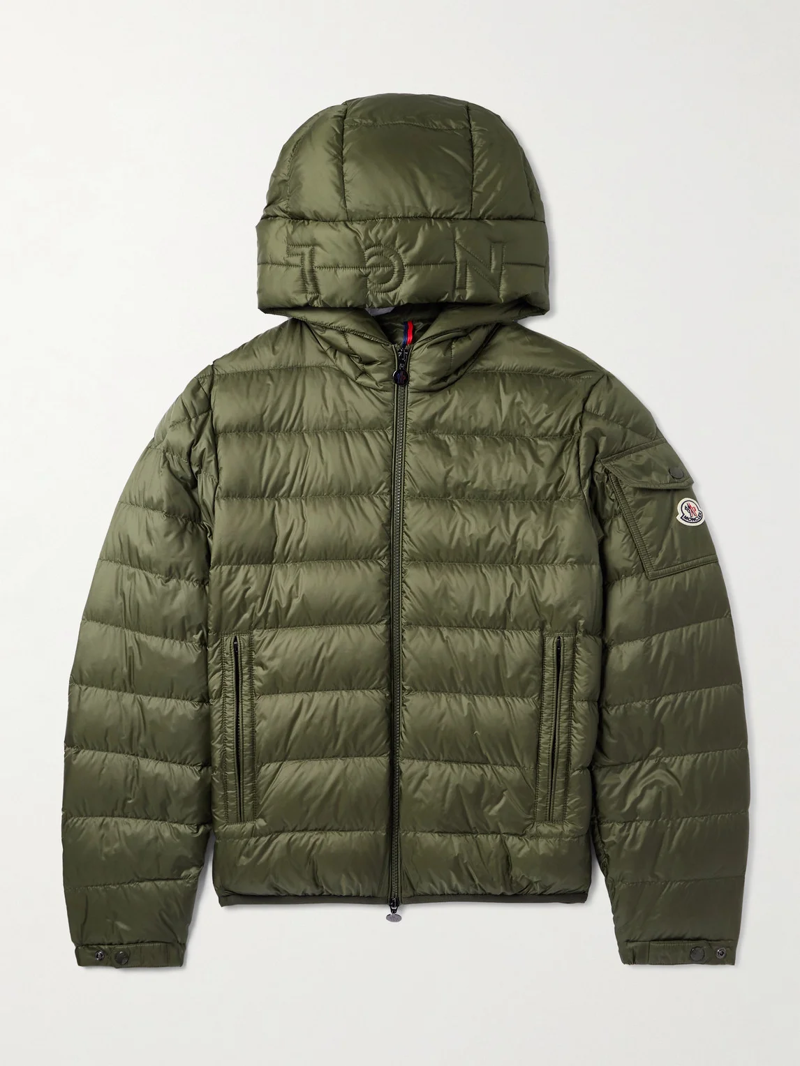 Najan Logo-Appliquéd Quilted Shell Hooded Down Jacket - 1