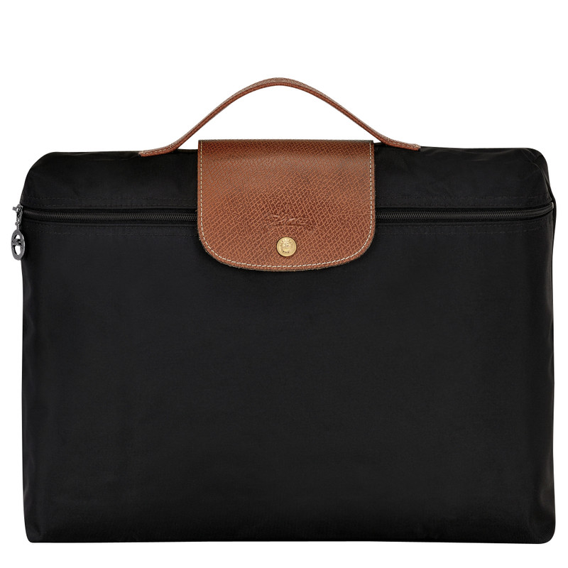 Le Pliage Original S Briefcase Black - Recycled canvas 1