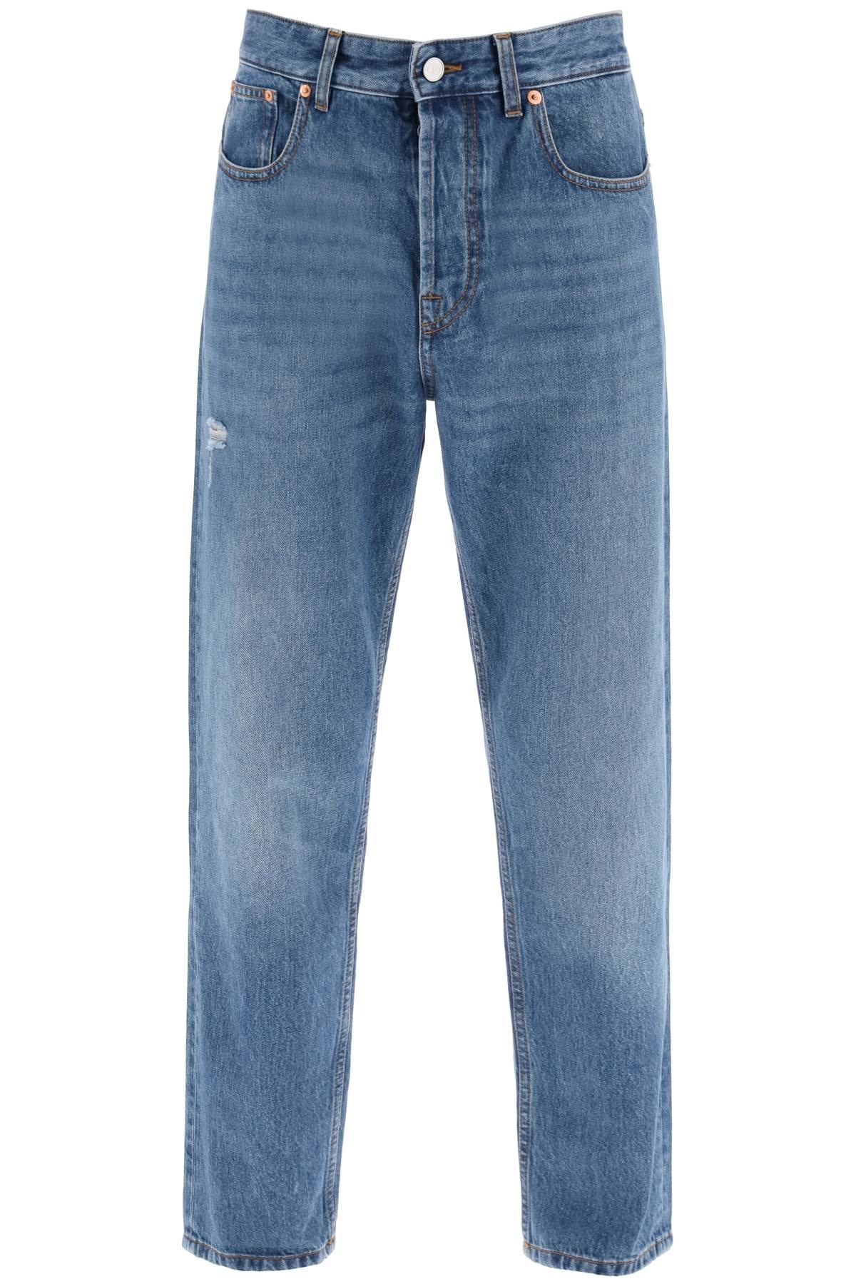 TAPERED JEANS WITH MEDIUM WASH - 1