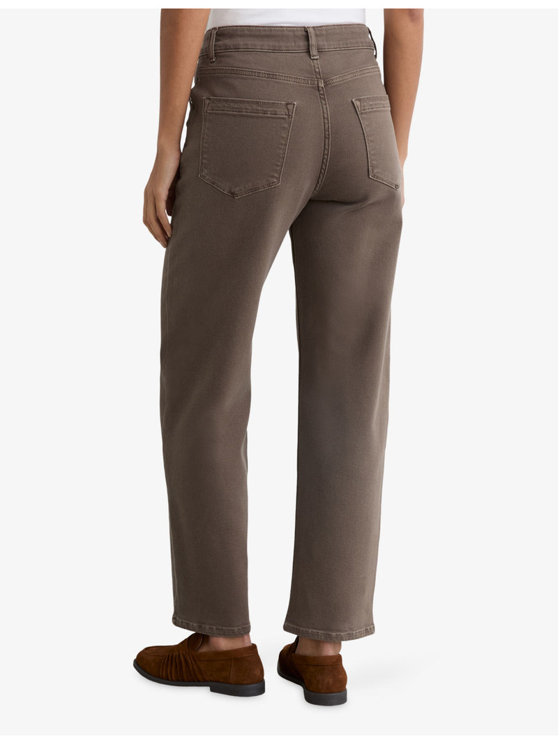 Selin Mid-Rise Straight-Leg Denim Jeans 4