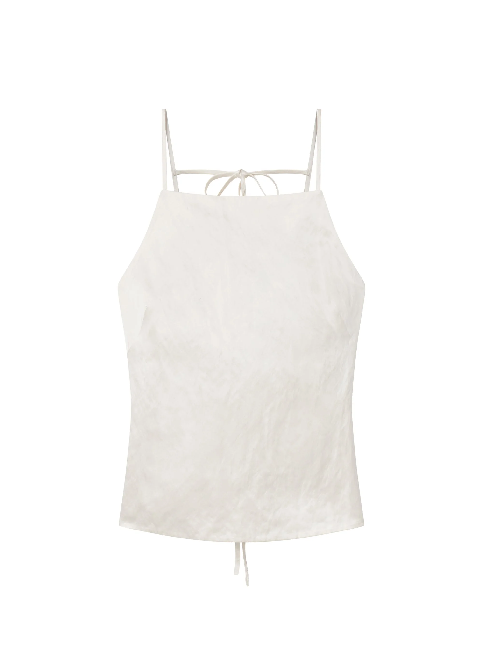 Reese Tie-Back Satin Top - 1