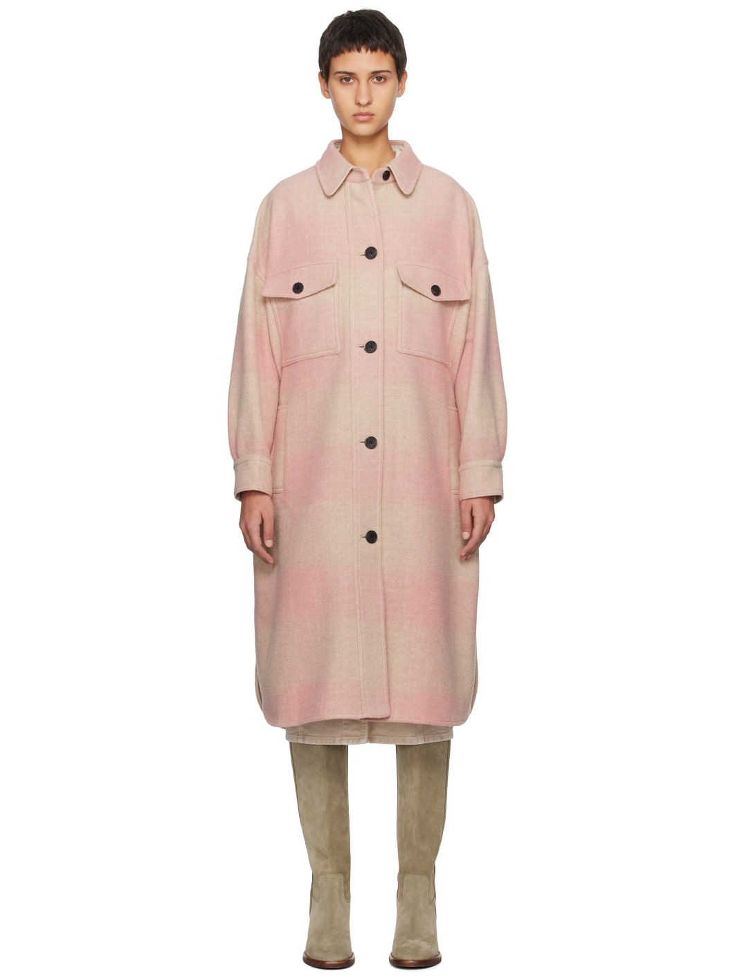 ISABEL MARANT ETOILE Fontizi coat コート Isabel Marant Étoile - Fontizi Coat in Ecru – gravitypope
