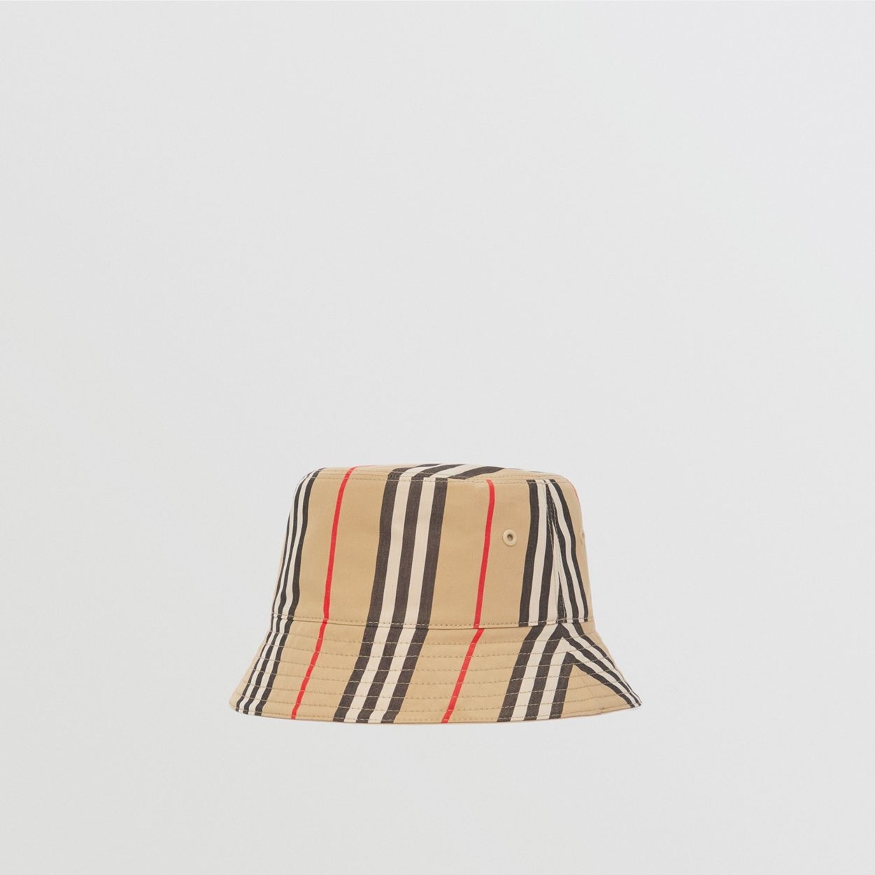 Reversible Icon Stripe Cotton Bucket Hat - 6