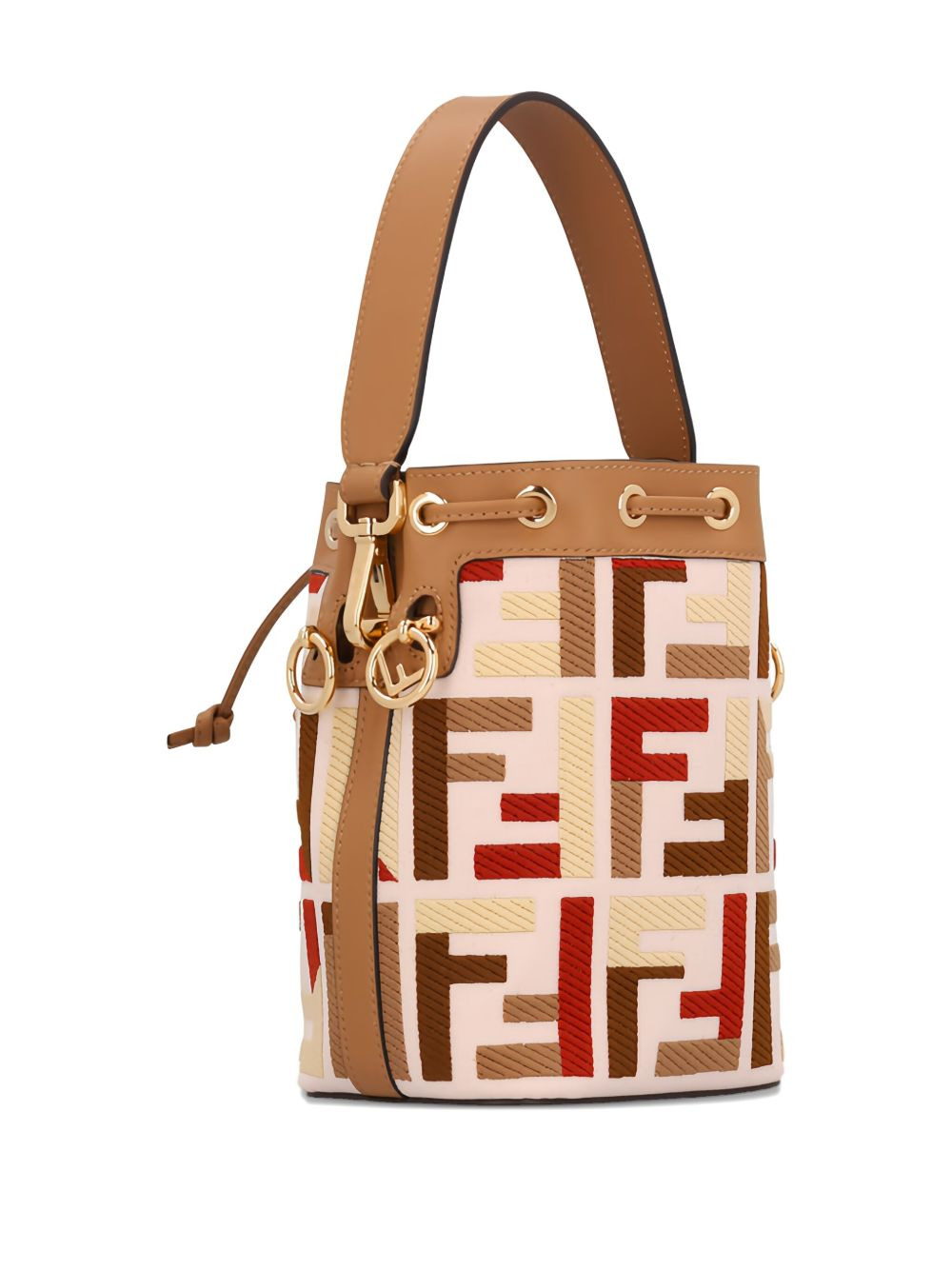 mini Mon Tresor FF-motif bucket bag - 2