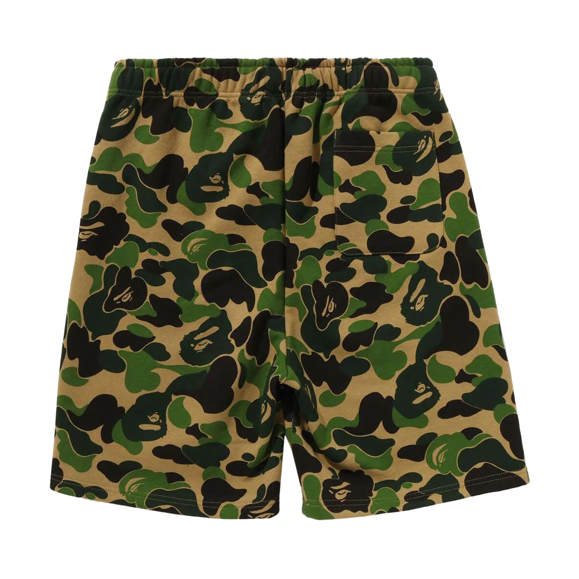 BAPE ABC Camo Shark Sweatshorts 'Green' - 2