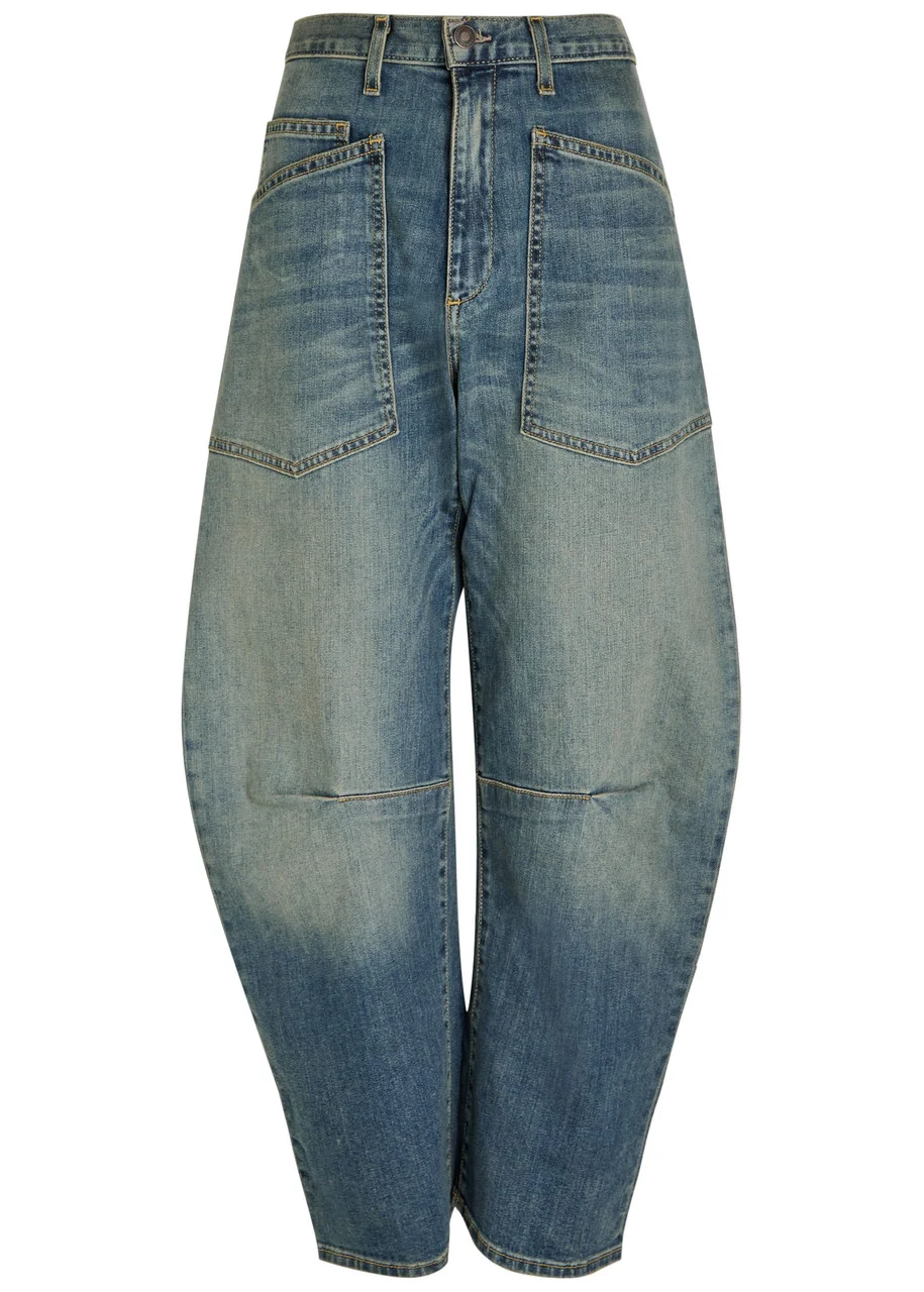Nili Lotan Shon Barrel-leg Jeans - 1
