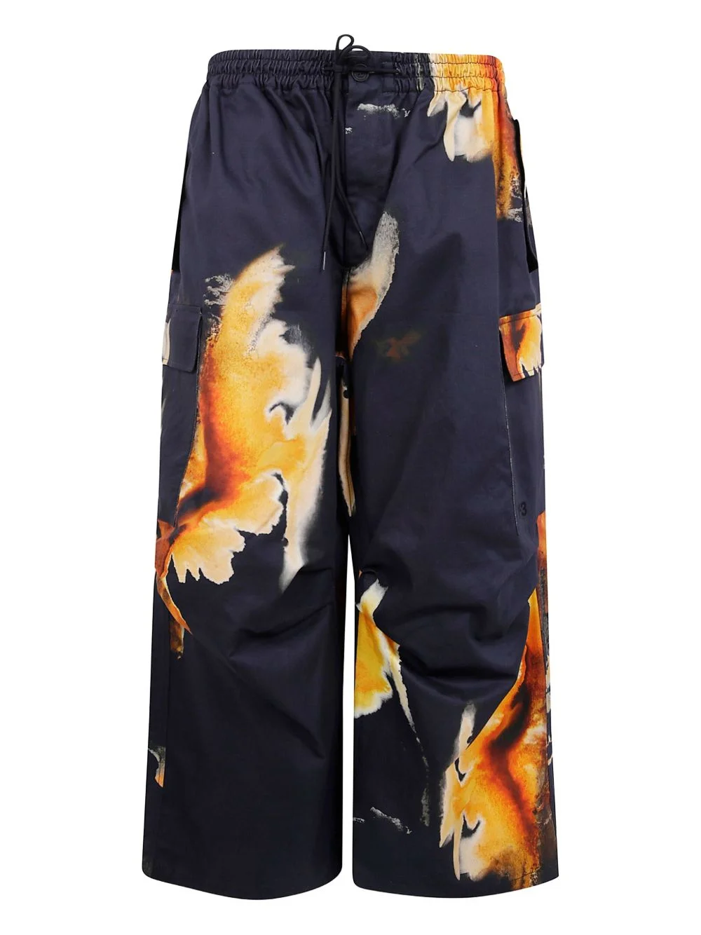 abstract-pattern trousers - 1