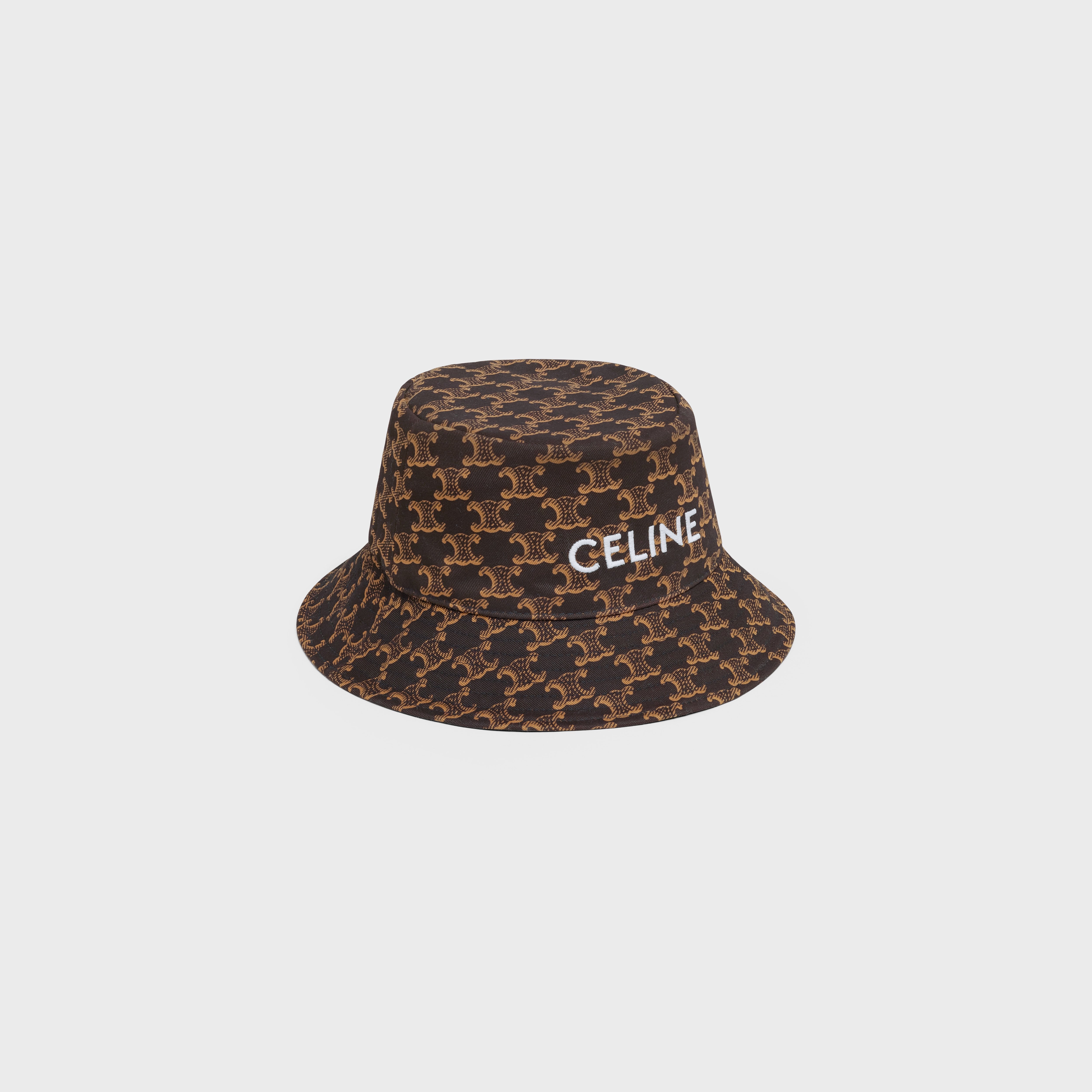 CELINE BUCKET HAT WITH "TRIOMPHE" MONOGRAM - 2