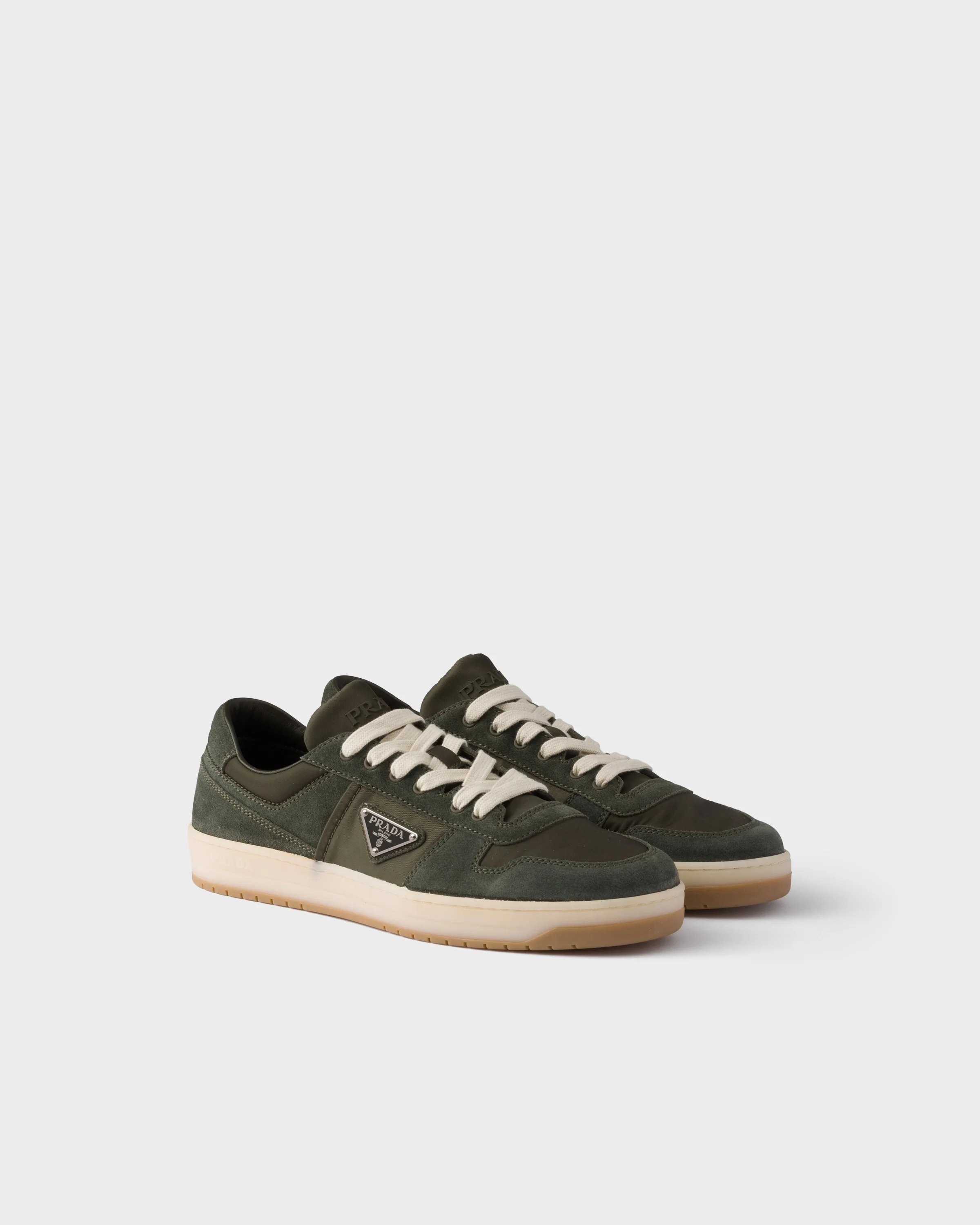 Downtown Re-Nylon and suede sneakers - 1