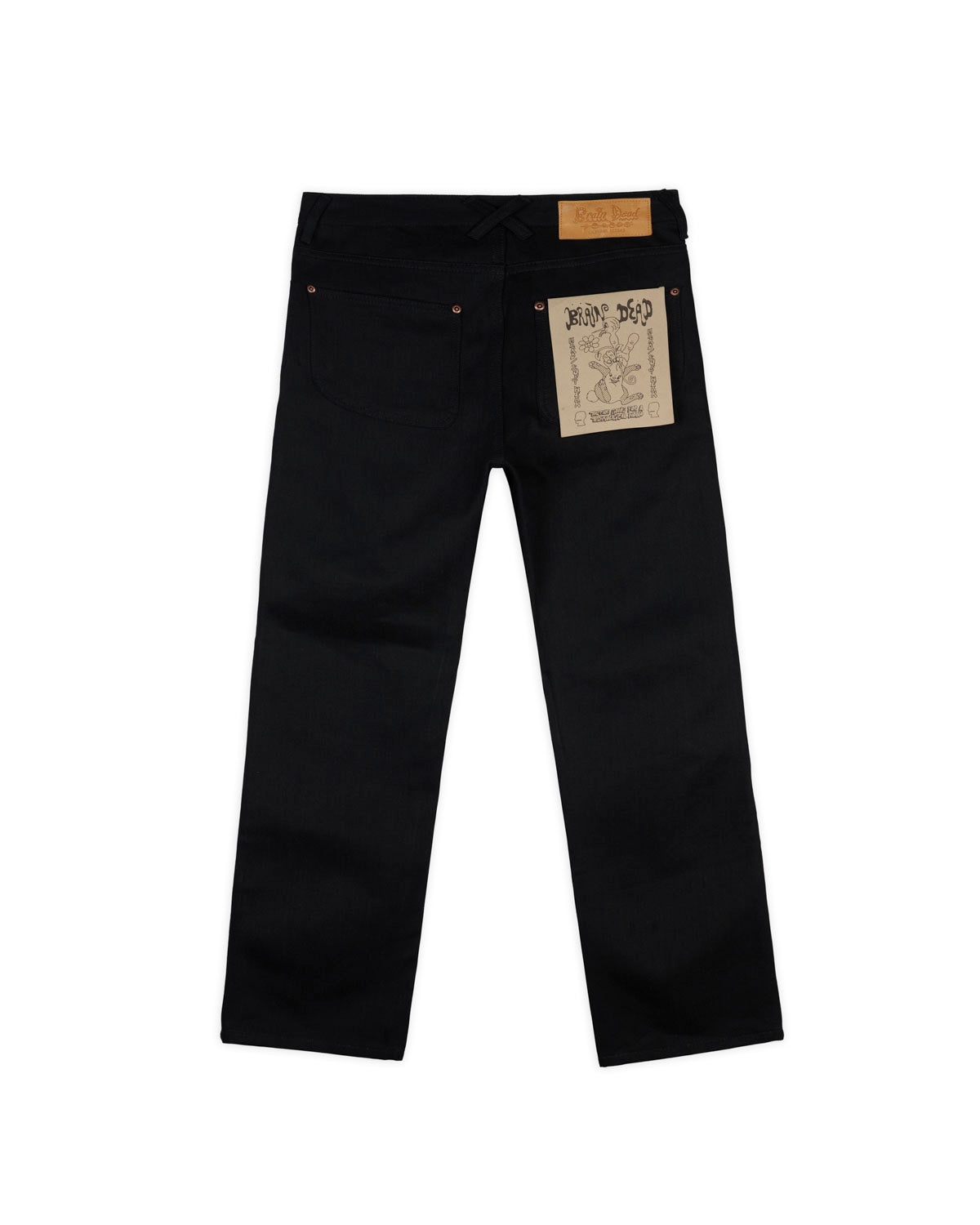 Type 01 13.2oz Selvedge Denim - Solid Black - 2