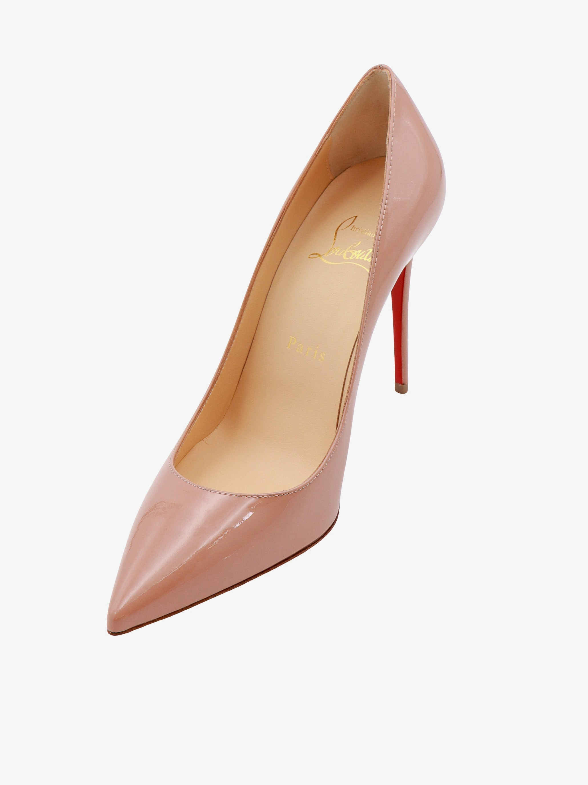 Christian Louboutin Women Kate 100 Patent Leather Decollete - 4