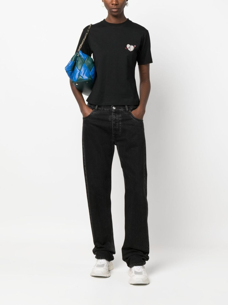 MSGM logo-print cotton T-shirt outlook