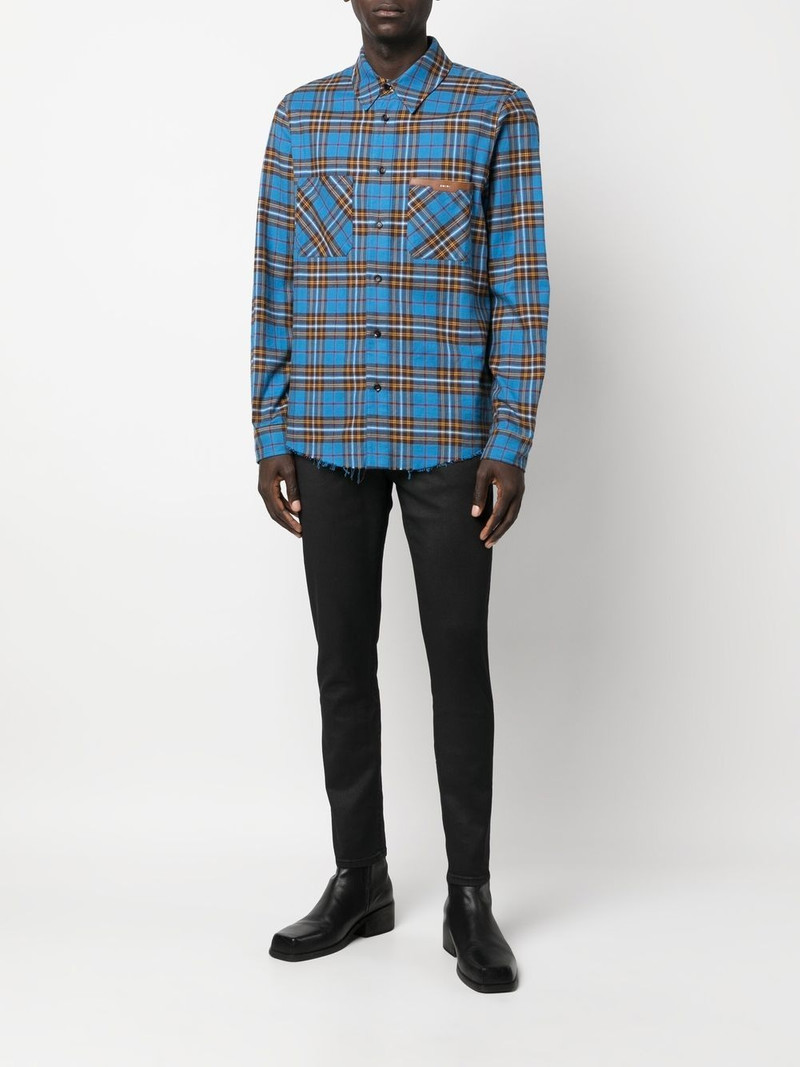 PHILIPP PLEIN skull-patch skinny-cut jeans outlook