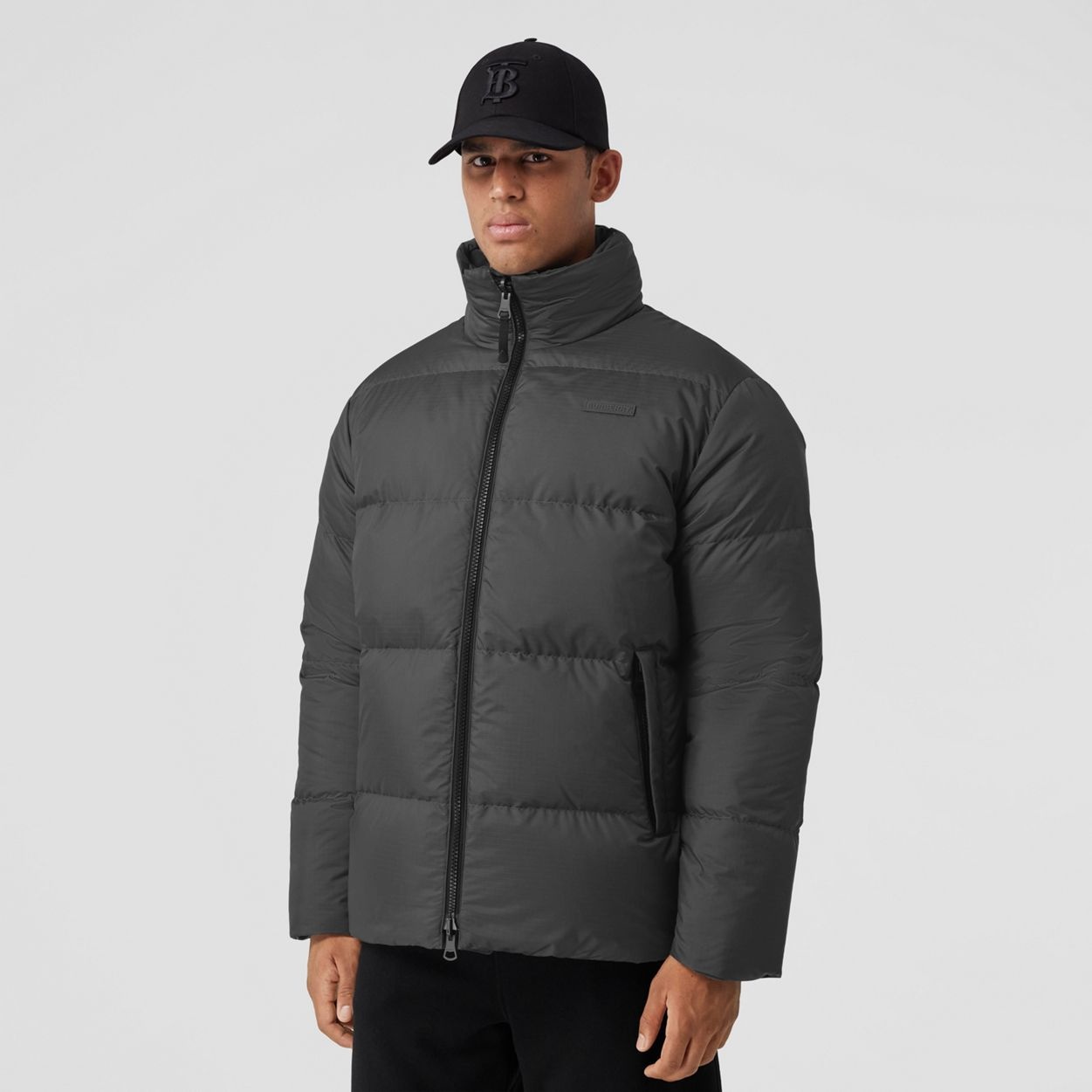 Packaway Hood Reversible Check Nylon Puffer Jacket - 7