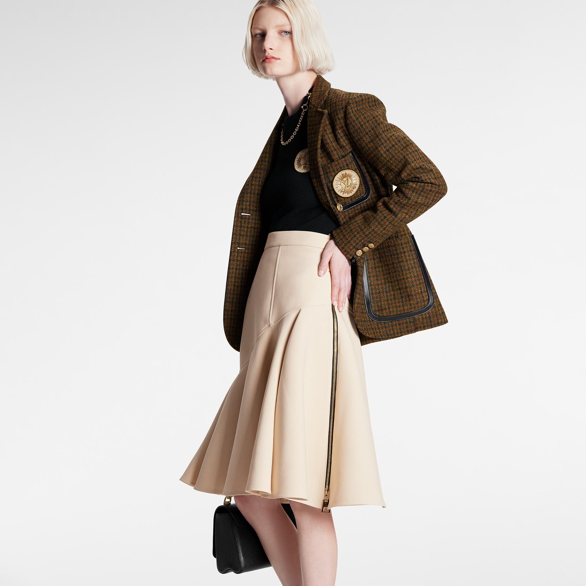 Asymmetrical Flounce Skirt - 5
