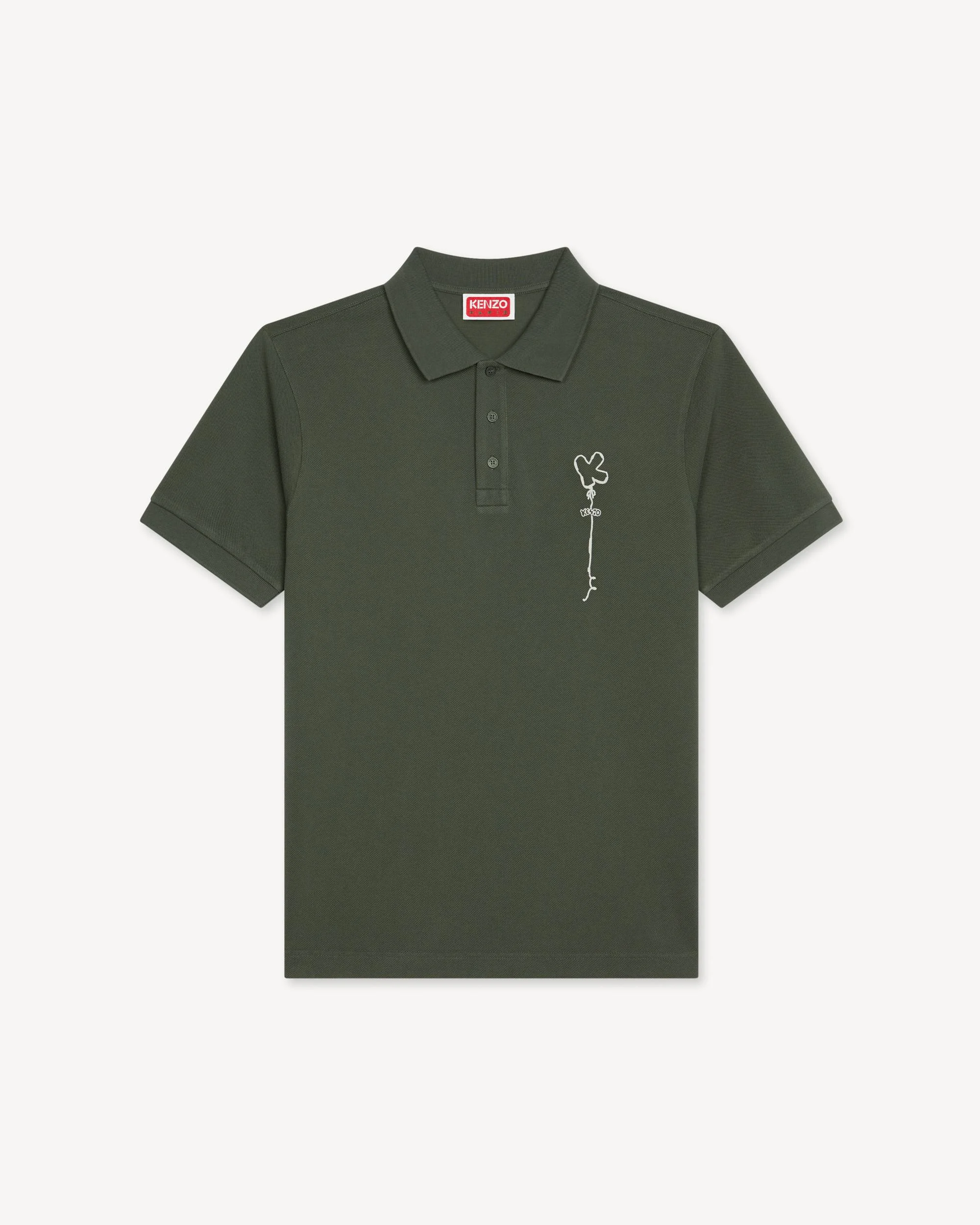 'KENZO Balloons' slim polo in cotton - 1
