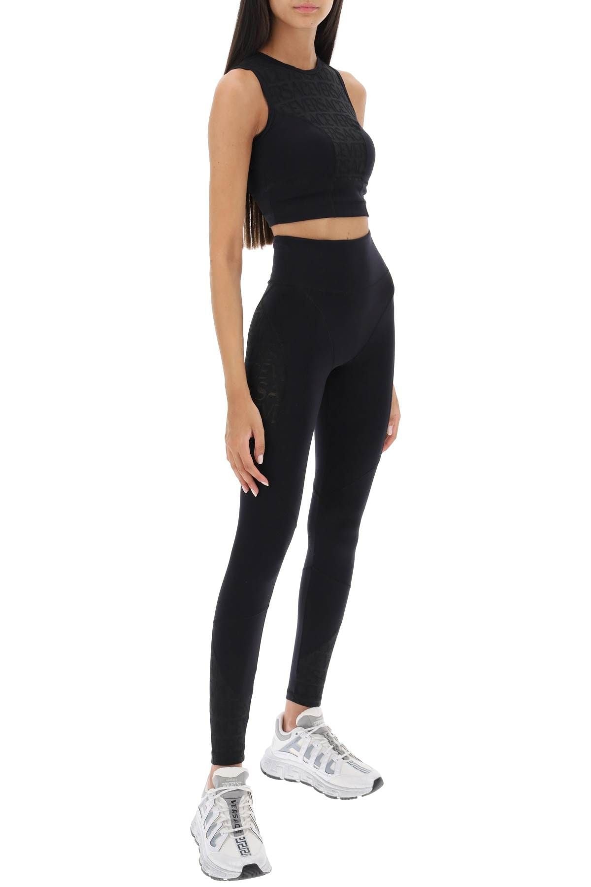 SPORTS LEGGINGS WITH LETTERING - 2