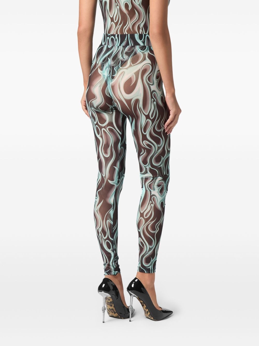 Flame leggings - 4