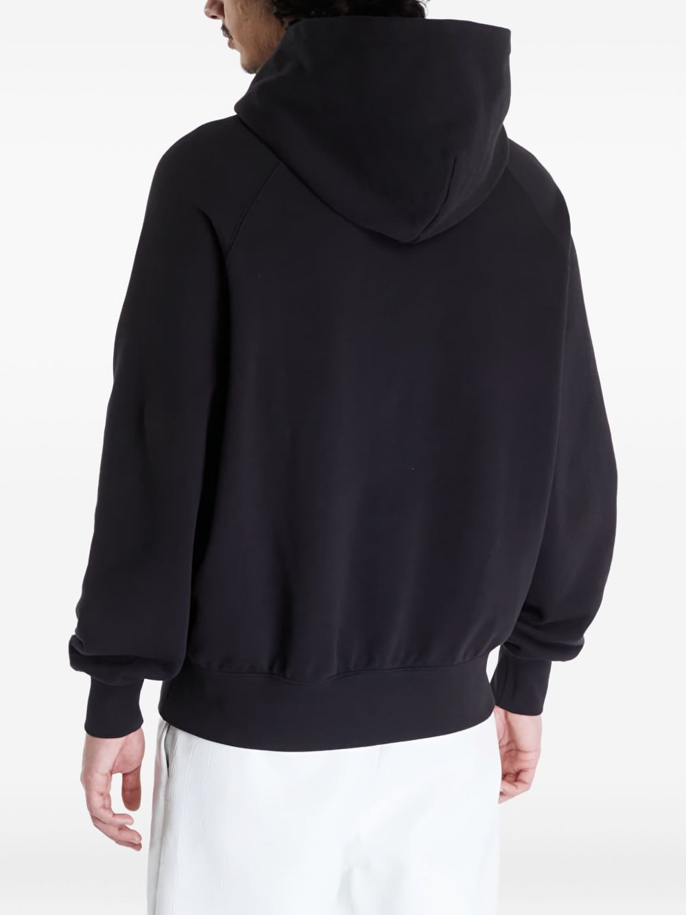 embroidered-logo hoodie - 3