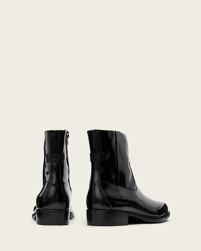 MILTON LEATHER ANKLE BOOTS 6