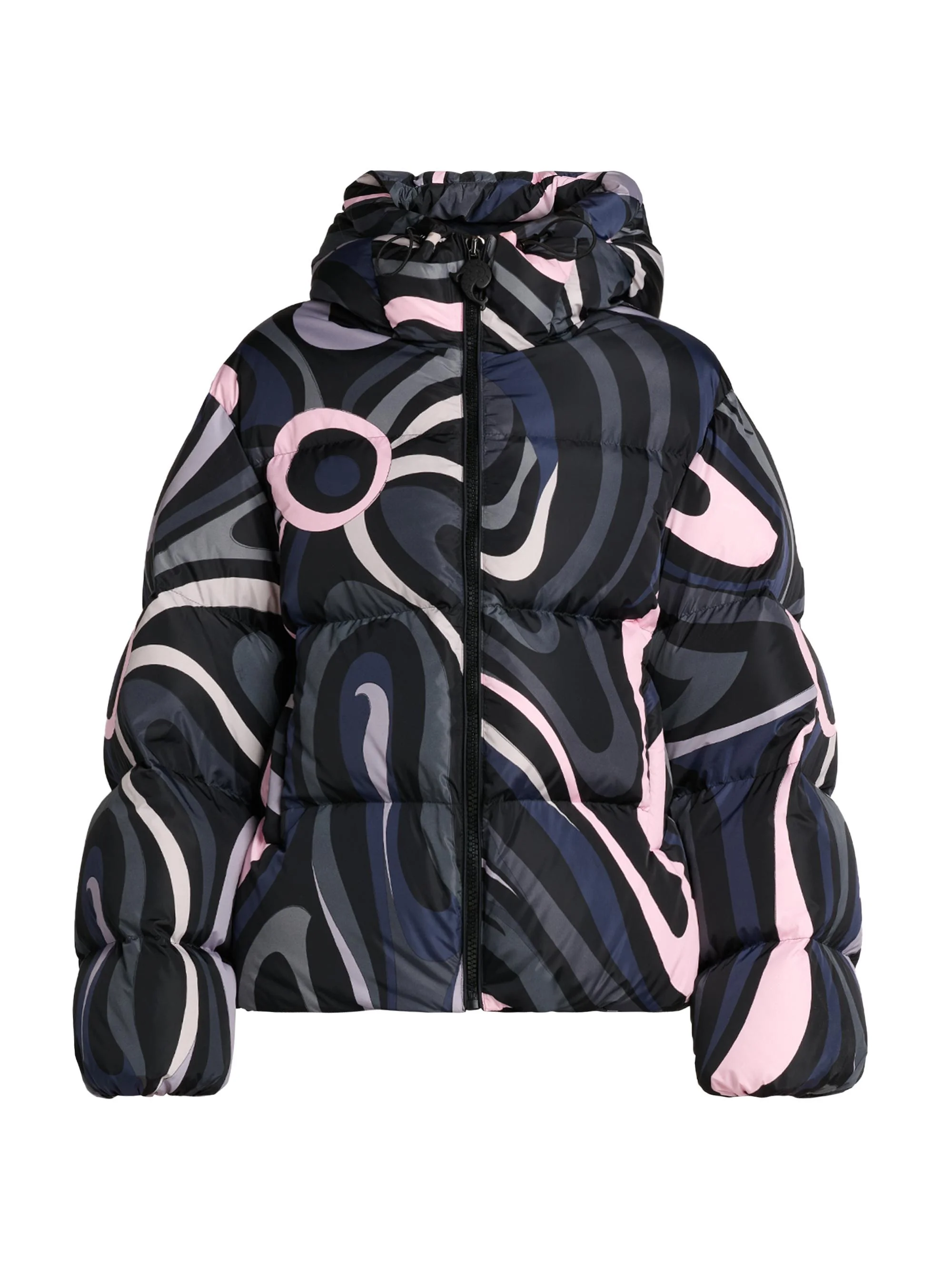 Women's Passepartout Down Puffer Jacket - Black Pink - 1
