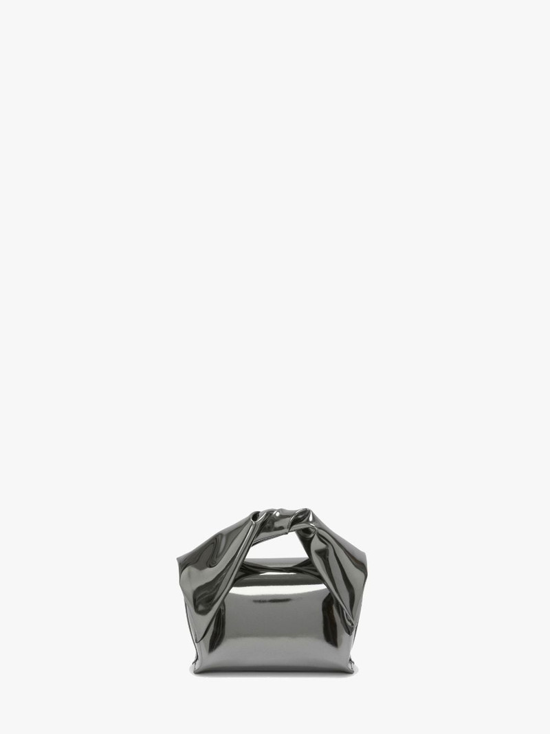 SMALL TWISTER - METALLIC TOP HANDLE BAG 4