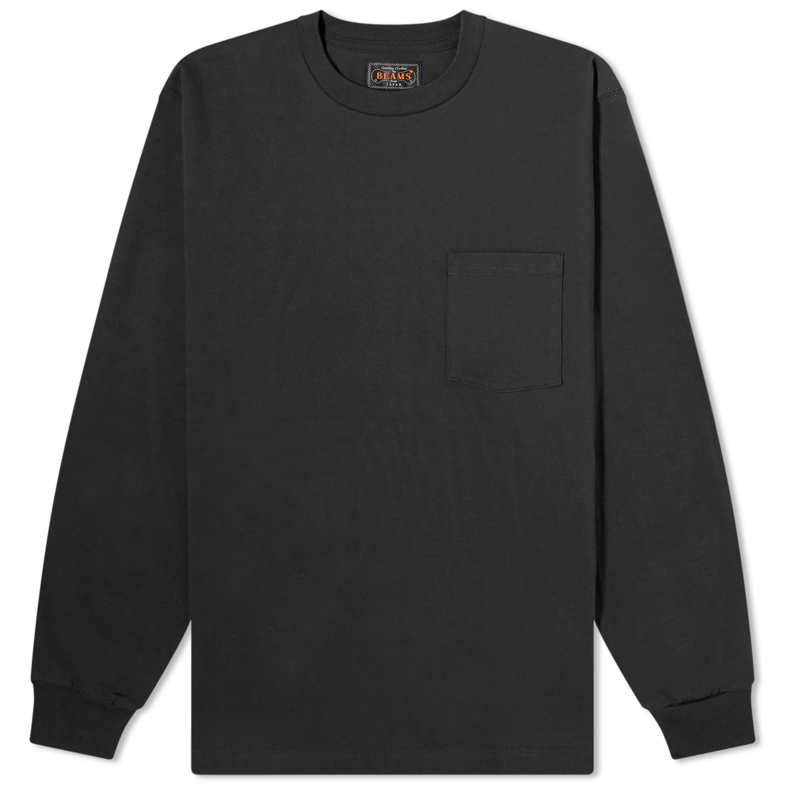 Beams Plus Long Sleeve Pocket T-Shirt - 1