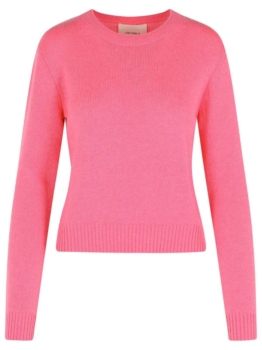 Lisa Yang Sakura Pink 'Mable' Cashmere Sweater - 1