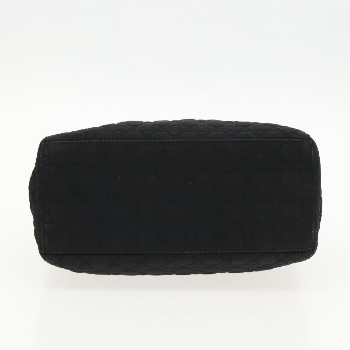 DIOR Canage Hand Bag Nylon Black Gold - 5