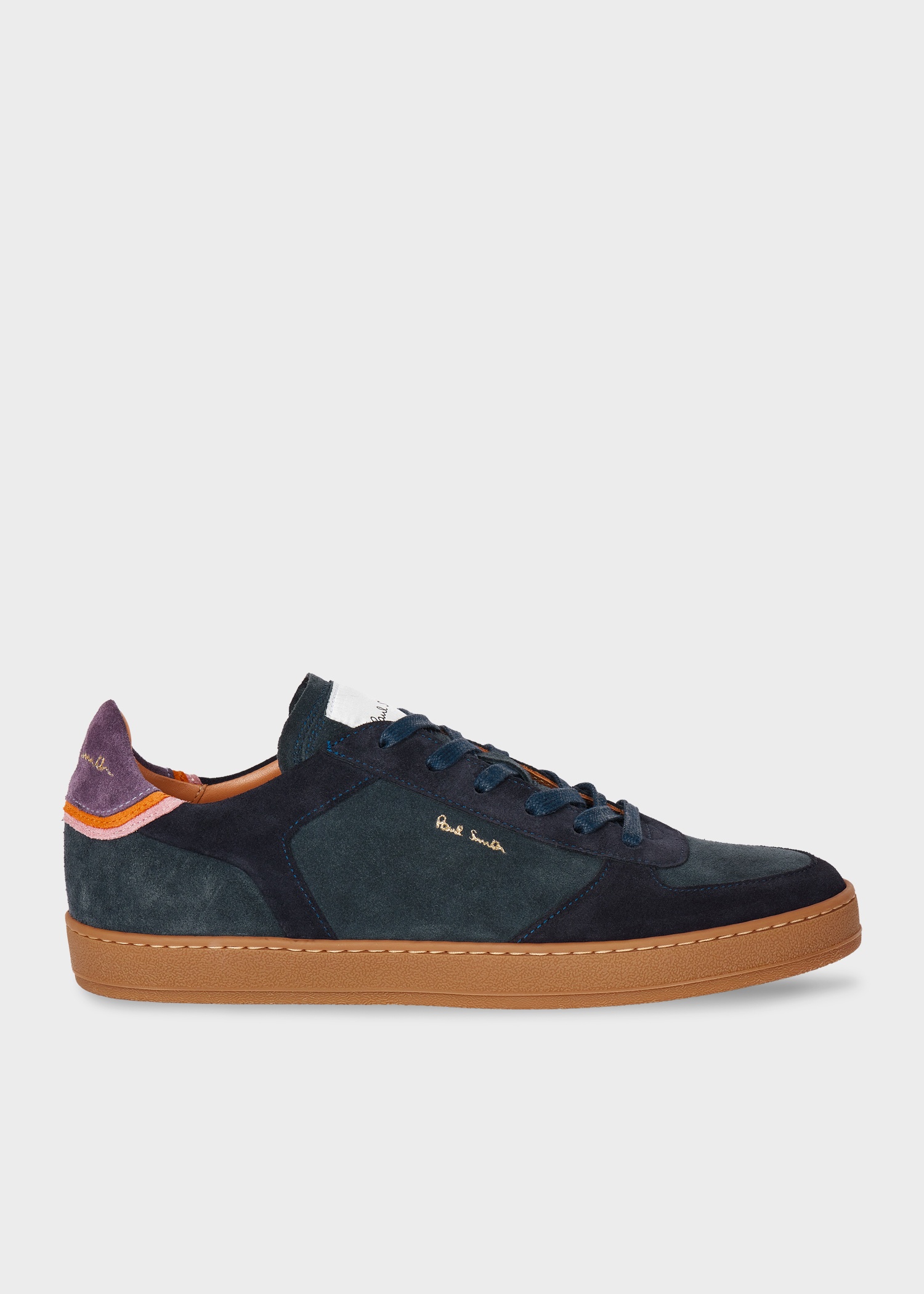 Navy Suede 'Destry' Trainers - 1