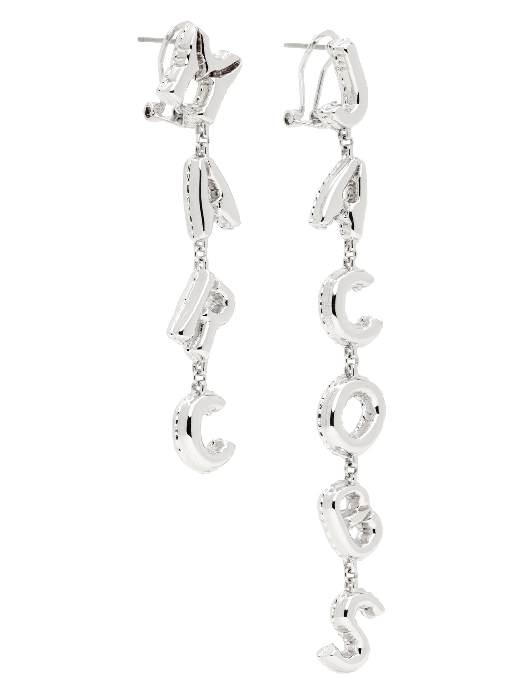 Silver 'The Marc Jacobs Balloon' Earrings - 2