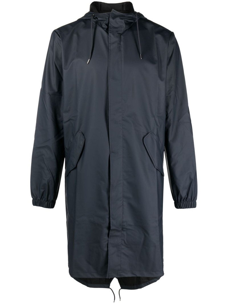zip-up hooded raincoat 1