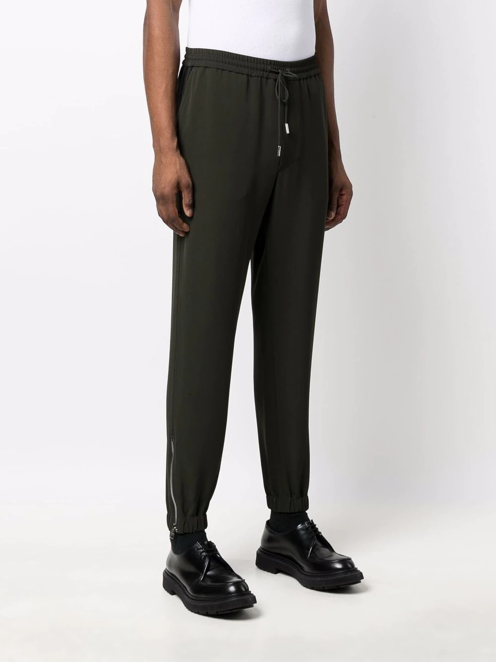 drawstring track pants - 3