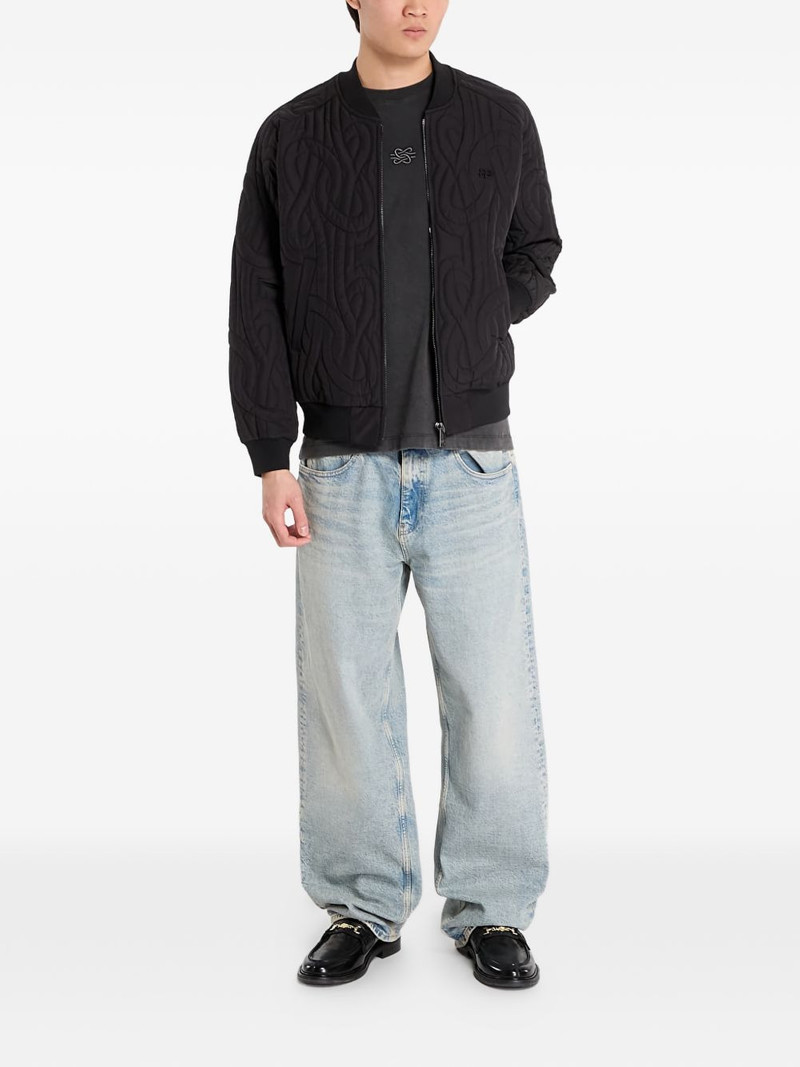 Filling Pieces quilted bomber jacket outlook