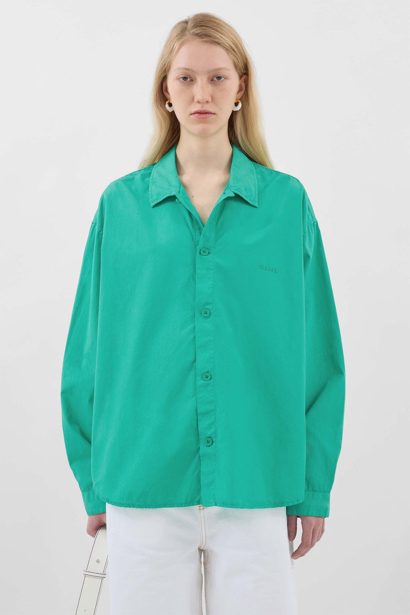 SUNNEI OVER SHIRT / peacock green outlook