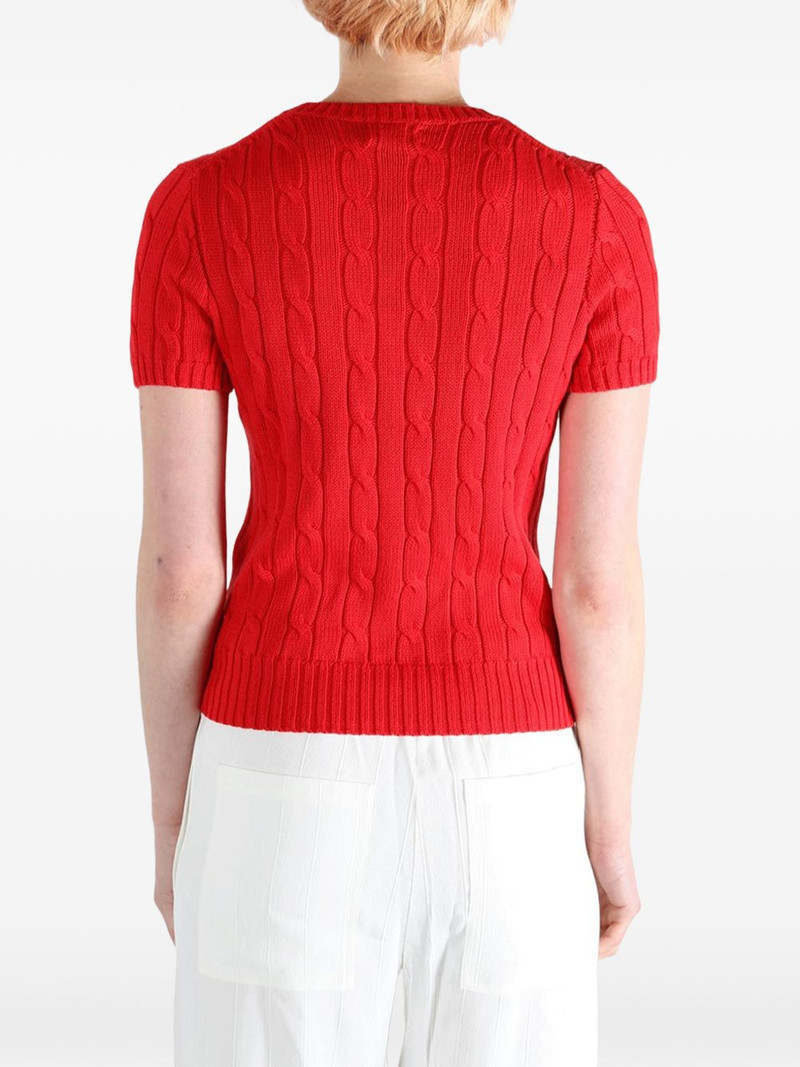 cable-knit pocket sweater 4