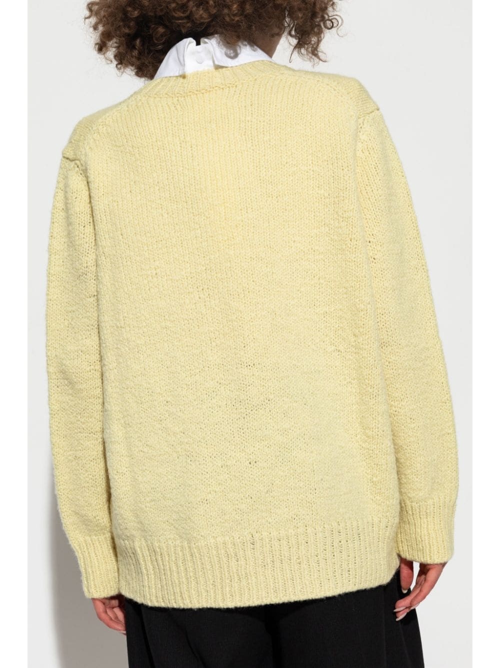 knitted wool jumper - 4