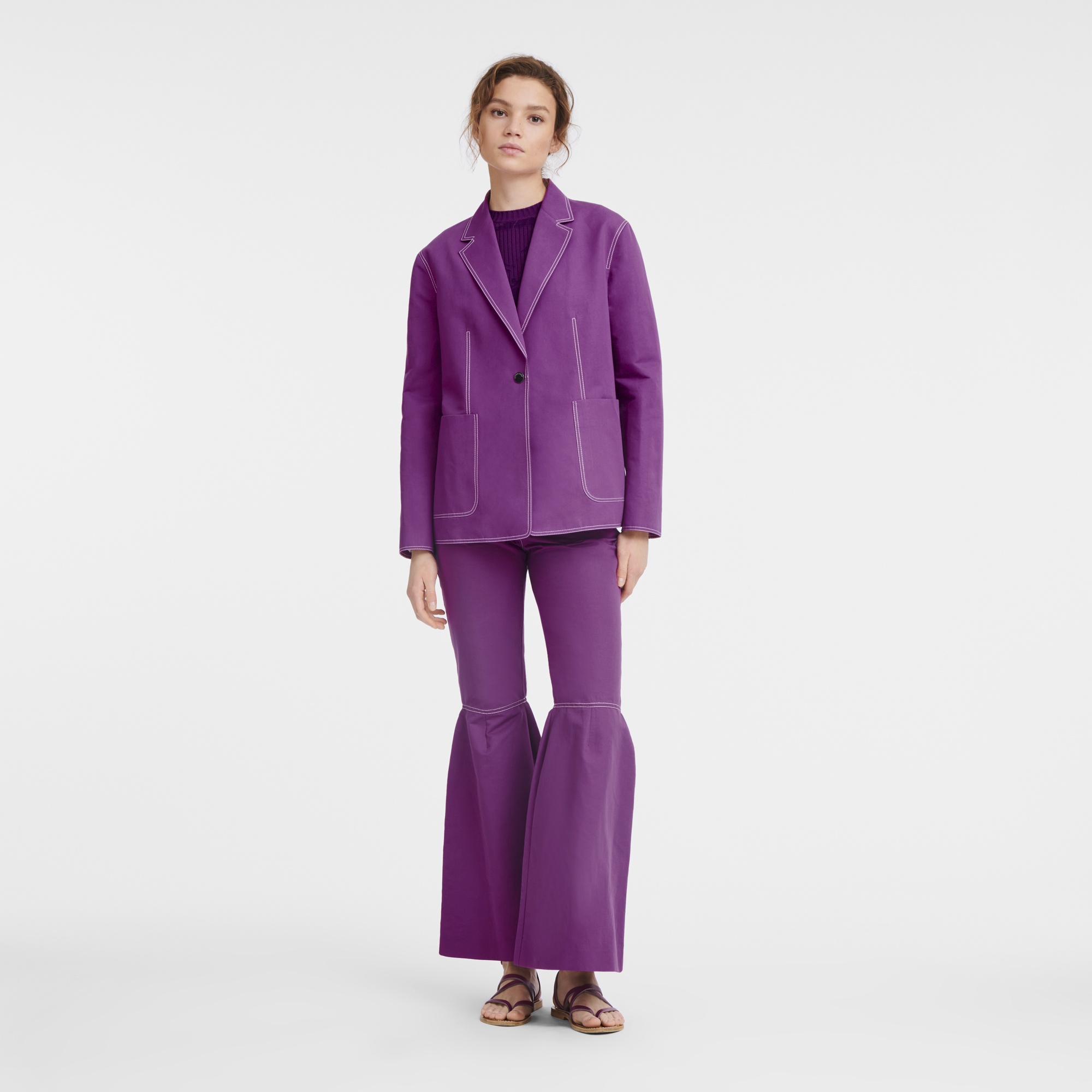 Jacket Violet - Gabardine - 2